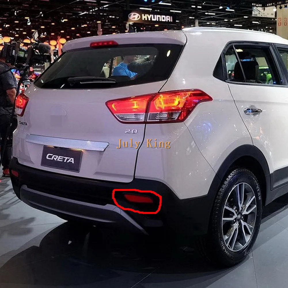 July King Car LED Brake Lights Case for Hyundai IX25 Creta 2017+ Light Guide light + Night DRL |