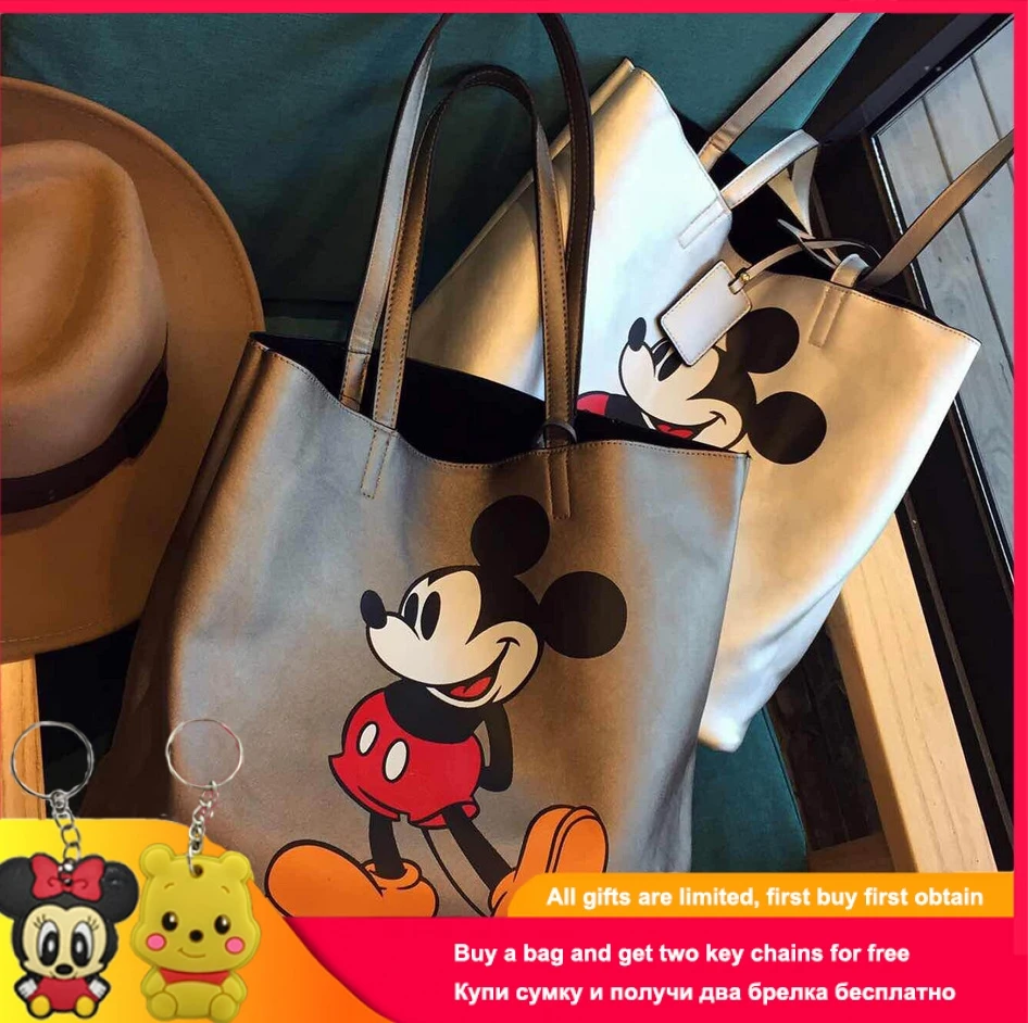 Женская сумка на плечо с мультипликационным принтом Микки Маус Disney 2019|Сумки