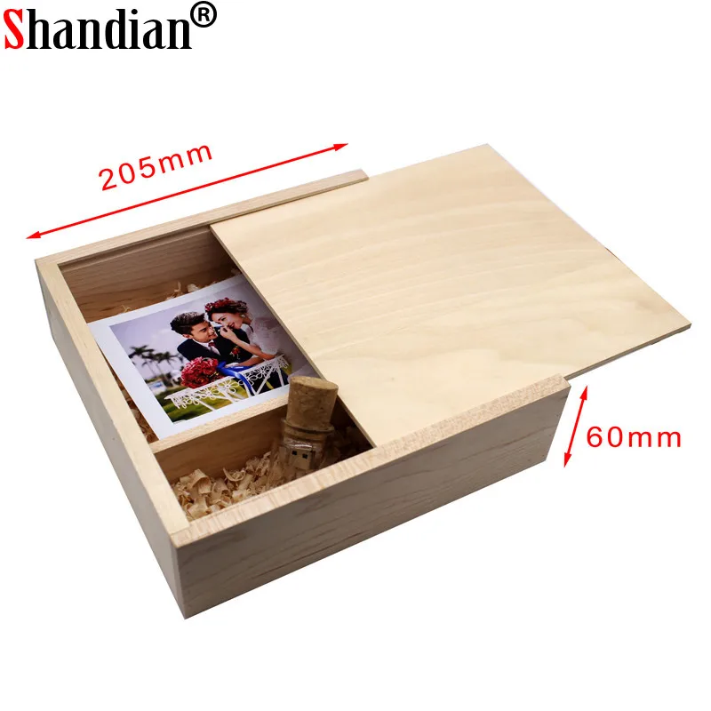 

SHANDIAN деревянная коробка USB флеш-накопитель 205*205*60 мм, Фотоальбом Карта памяти, Флеш накопитель 16 Гб оперативной памяти, 32 Гб встроенной памят...