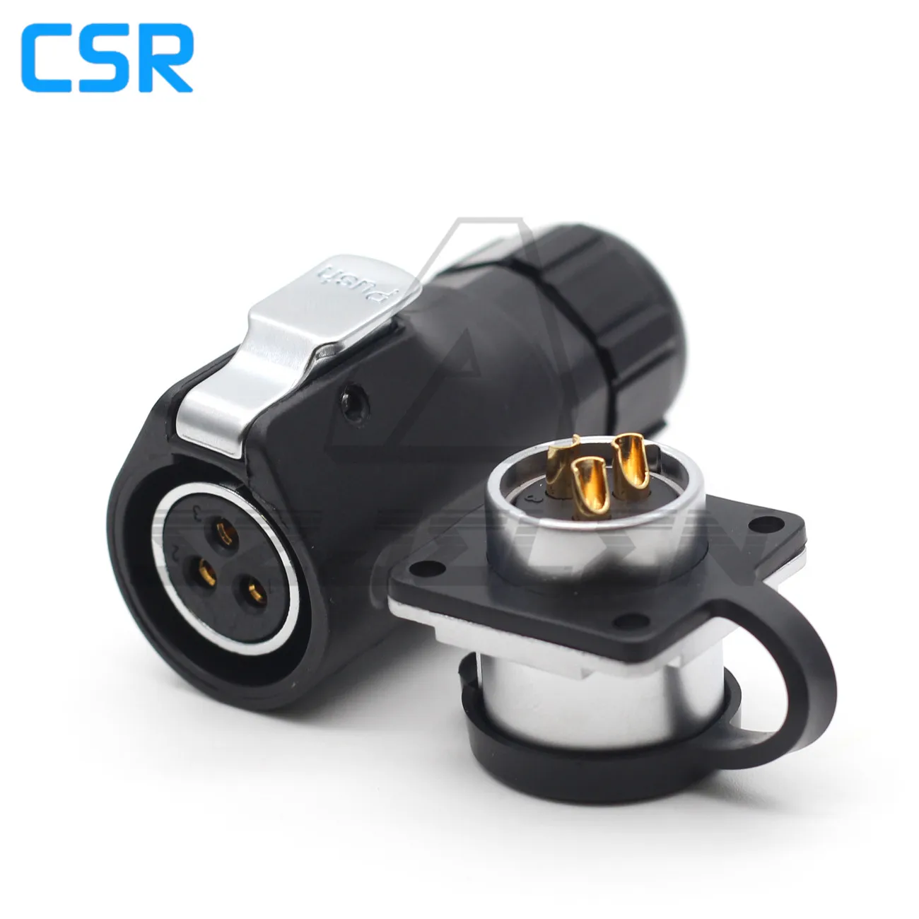 Серия XHP20 водонепроницаемый разъем 3 контактный авиационный Кабельный