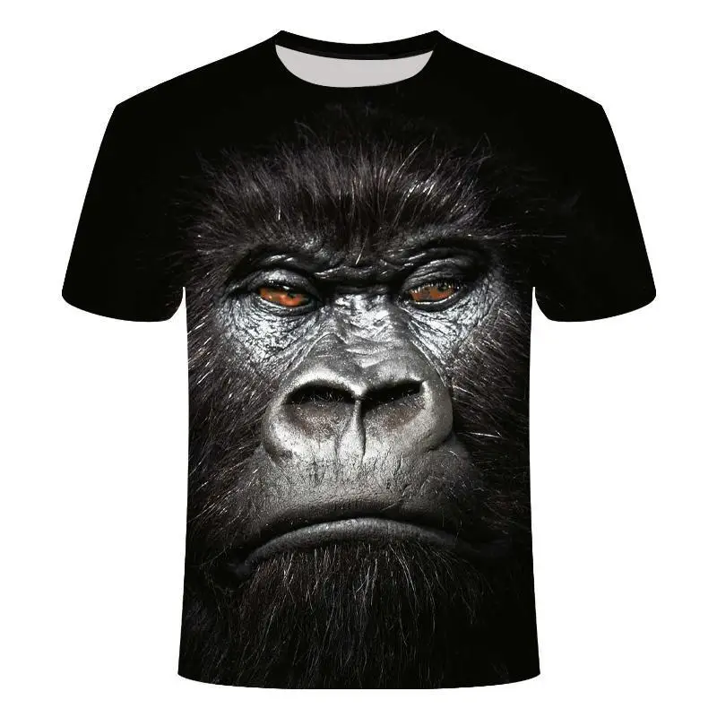 

Hot 3d Orangutan T -Shirt 2019 Men And Women Fashion Animal Jumpsuit Printed Funny Short -Sleeved Summer Top T -Shirt Men S -6xl