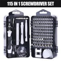 multi screwdriver set with 98 precision bit 115 in 1hand tool screwdrivers for computer pc mobile phone repair tools