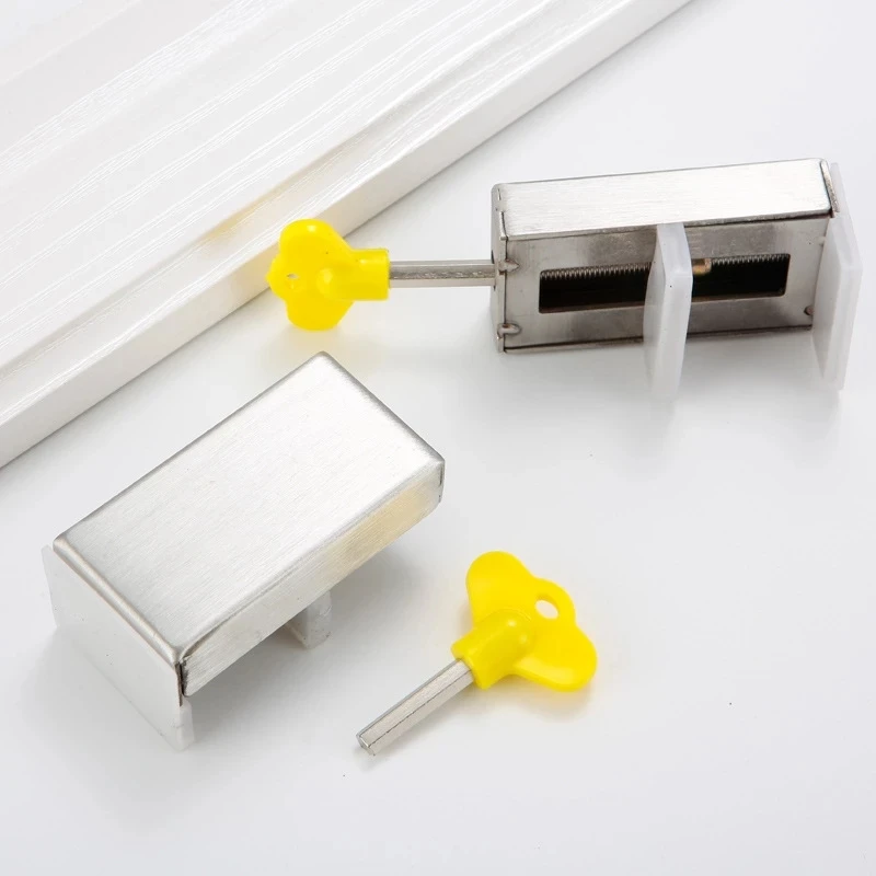 Оконные замки алюминиевые экраны для дверей и окон раздвижных защита от детей