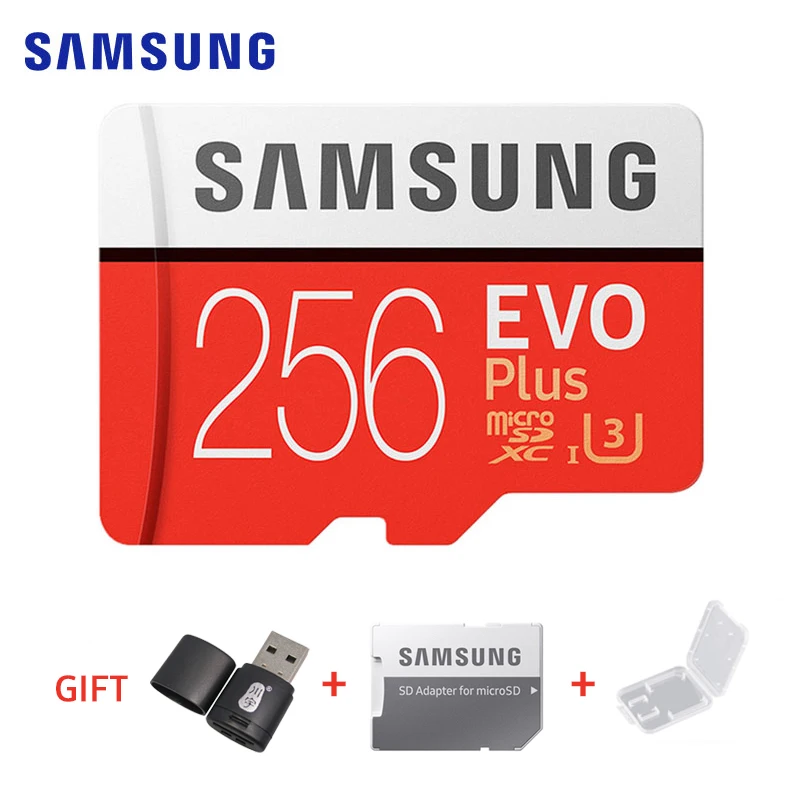 SAMSUNG microSD EVO Plus Class 10 32GB 64GB 128GB 256GB Read speed up to 100MB/s for Smartphone Camera TF micro Card memory Card