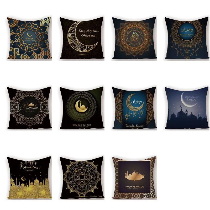 Винтажные искусственные Чехлы Классический чехол для подушки Рамадан