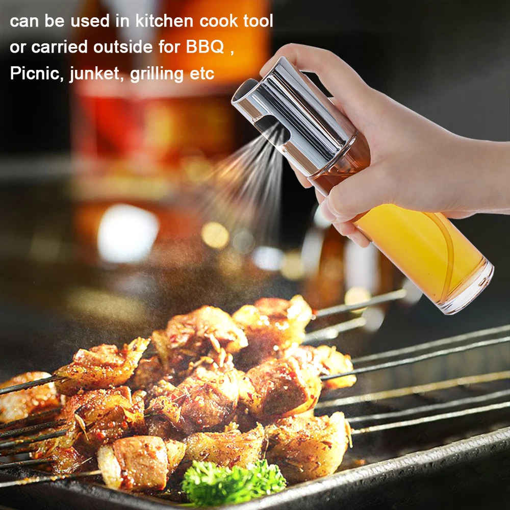 Стеклянный распылитель оливкового масла 100 мл кухонный для бутылка с насосом