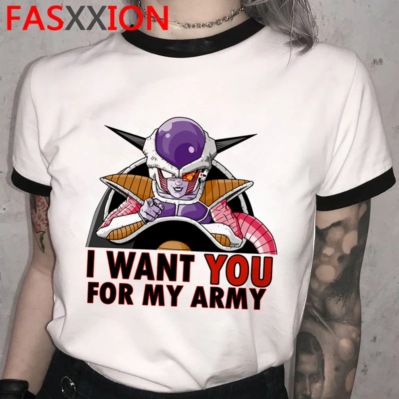 Футболка Dragon Ball Z Harajuku Мужская футболка с аниме Забавные футболки в стиле хип-хоп