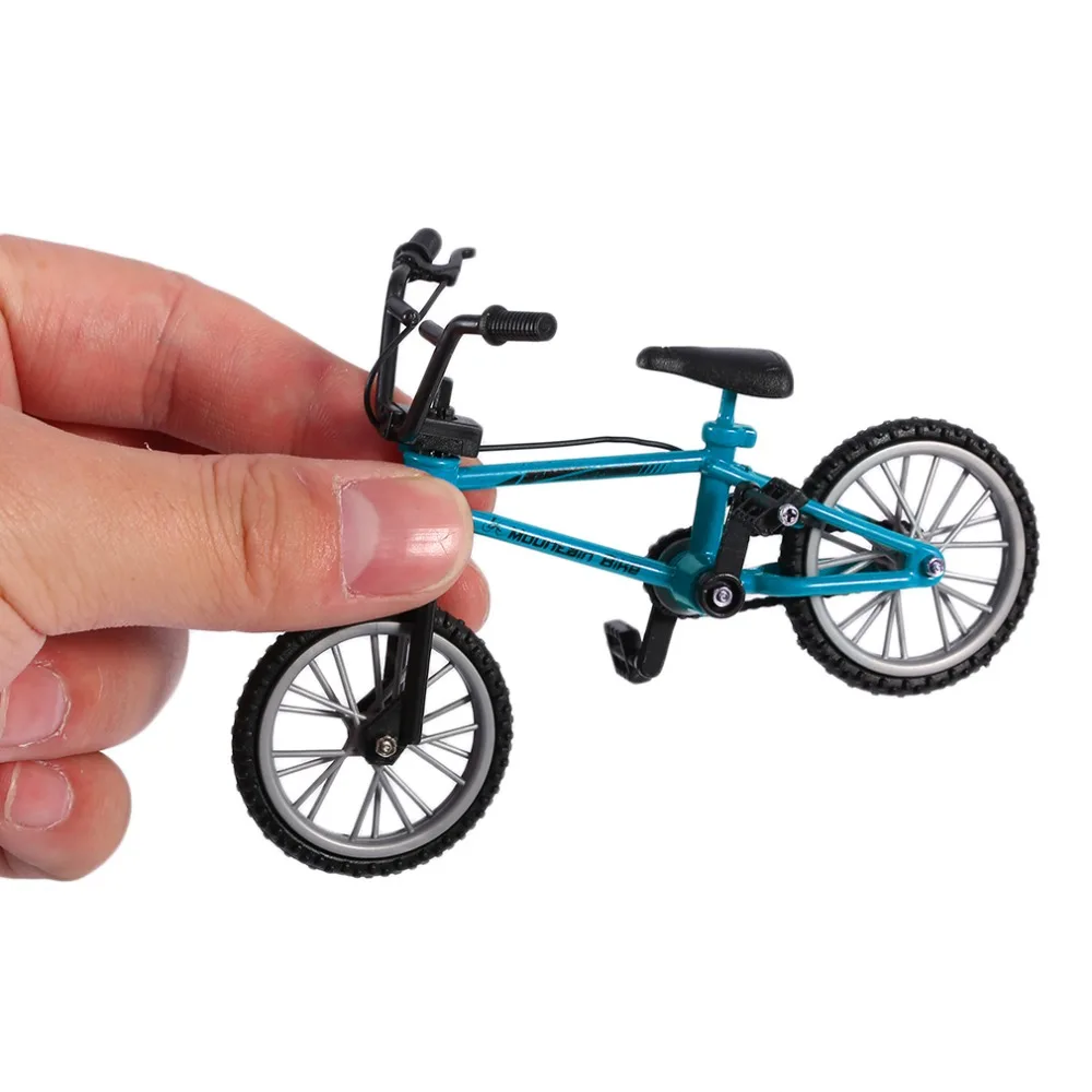 Игрушечные велосипеды на палец с тормозным тросом синий имитирующий сплав bmx