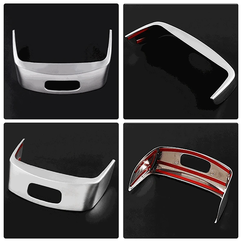 

Car Chrome Center Armrest Box Switch Button Frame Sticker Trim Cover for Mercedes Benz A Class W177 2019-2020