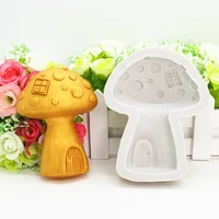 cute mushroom silicone mold kitchen resin baking tool dessert chocolate lace decoration diy lovely cake pastry fondant mould