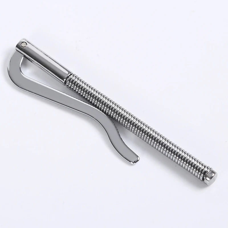 Зажим для денег длина 85 мм пружинный металлический | Дом и сад