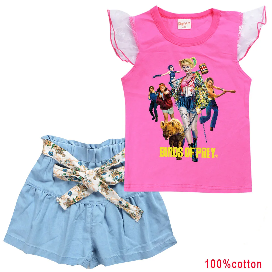 Костюмы для косплея самоубийц футболка Харли из отряда Квинна монстр шорты