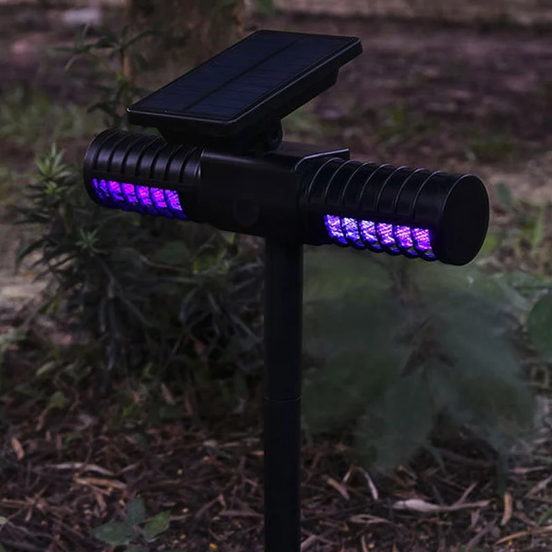 

Hot Outdoor Solar LED Lawn Garden Light Waterproof Mosquito Killer Zapper Lamp BJStore