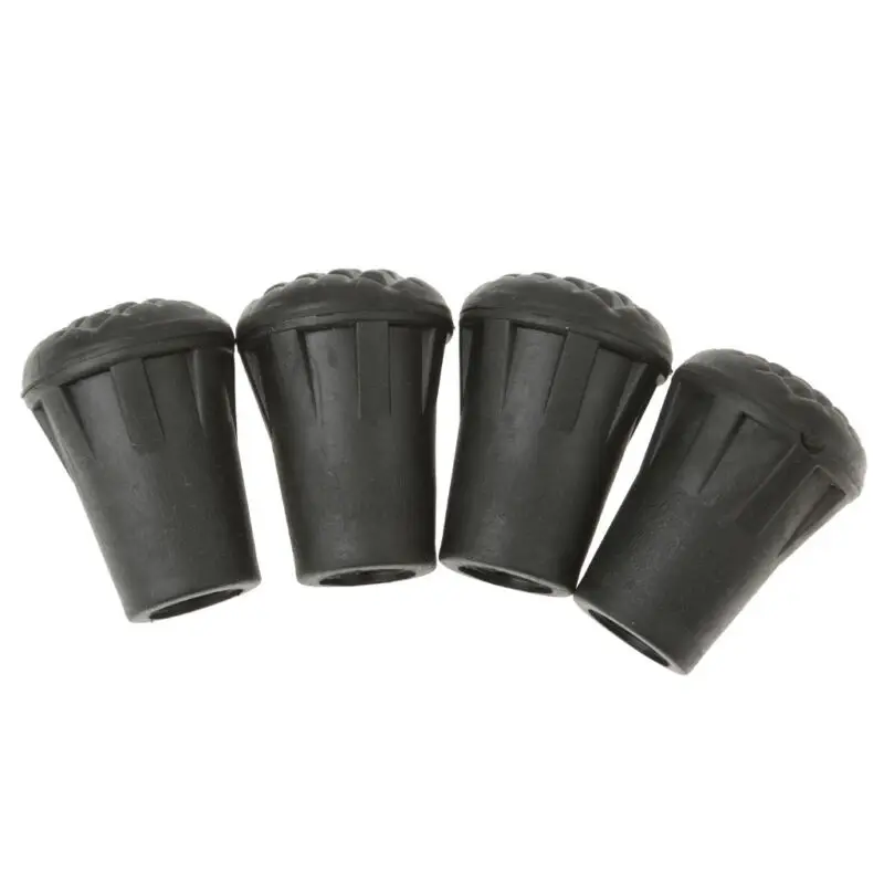 4 шт./компл. резиновые наконечники для походных палок трости прогулок походная