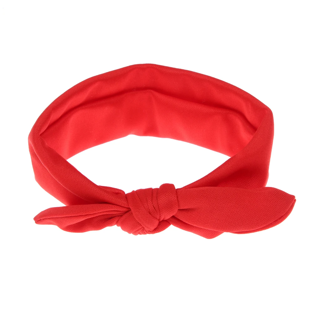 

Headbands Fashion Elastic Head Wrap Stretchy Moisture Solid Color Criss Hairband for Women Turban Knotted Rabbit Hair Band