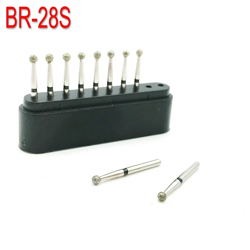 10 шт./кор. Стоматологические алмазные сверла супер крупный полировальный Бур для