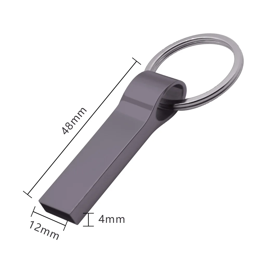 

High quality pendrive usb 2.0 flashdrive metal with ring usb flash 4gb 8gb 16gb 32gb 64gb memory card (over 10pcs free for logo)