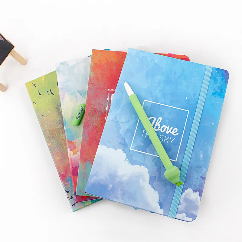 "Над небом" красивая твердая обложка с подкладкой Freenote Journal Study Diary notebook Journal канцелярские товары подарок