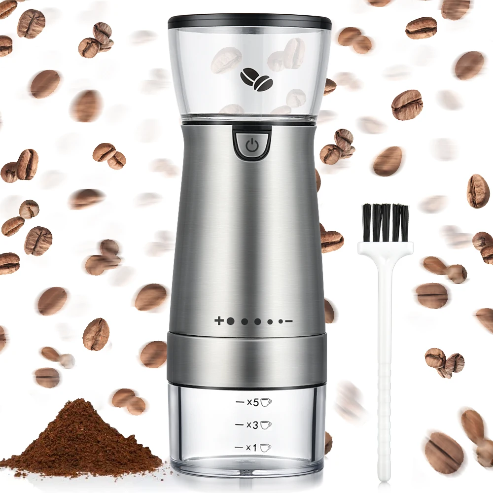 

Professional USB Rechargeable Coffee Grinder Coffee Bean Mill Machine for Nut Beans Spices Grains Pepper Grinder