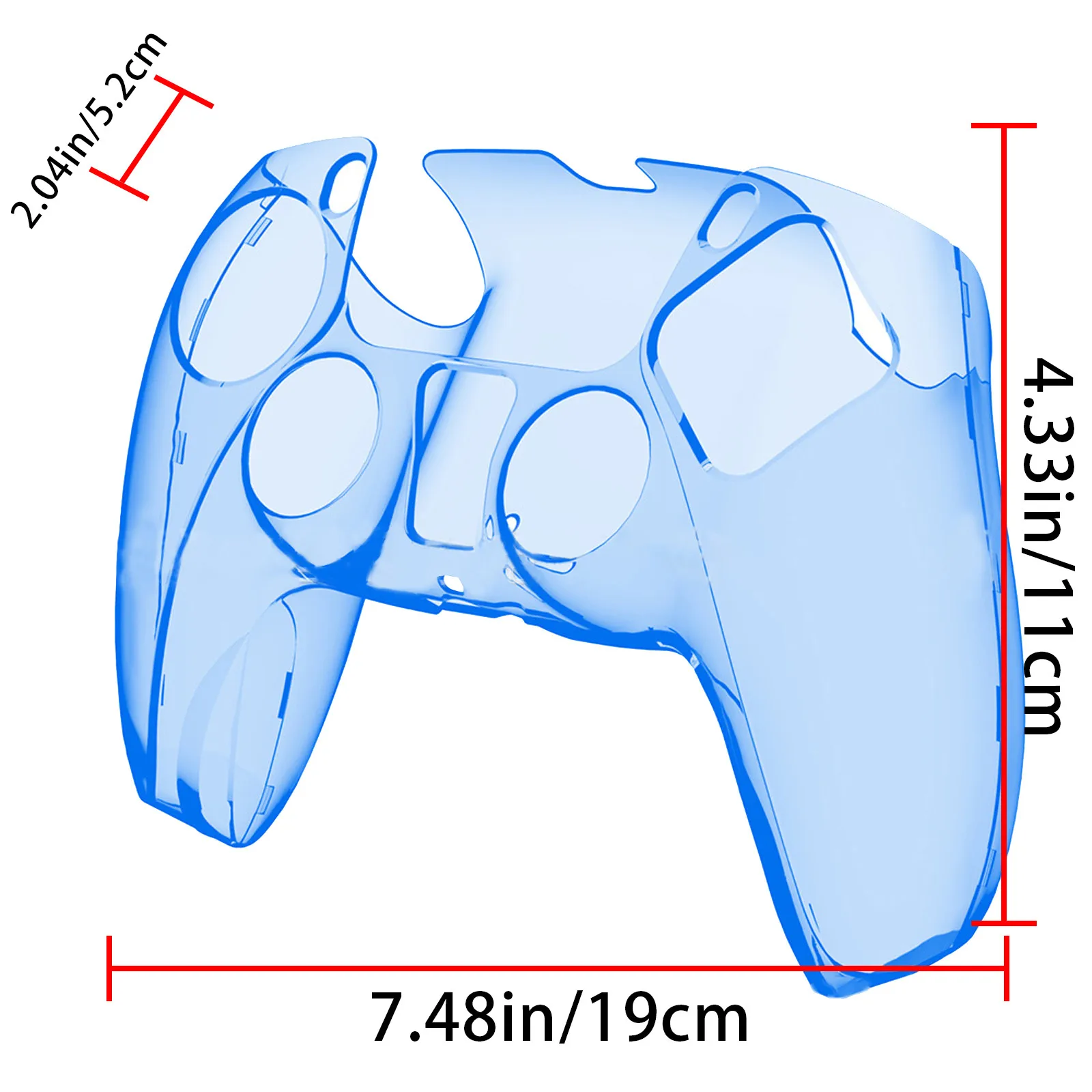Геймпад с украшением в виде кристаллов чехол силиконовый Защитный Чехол для PS5