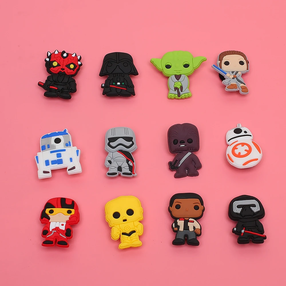 

Hot sale 12pcs PVC shoe charms shoe accessories shoe buckle For wristbands Bands &kid's gifts best