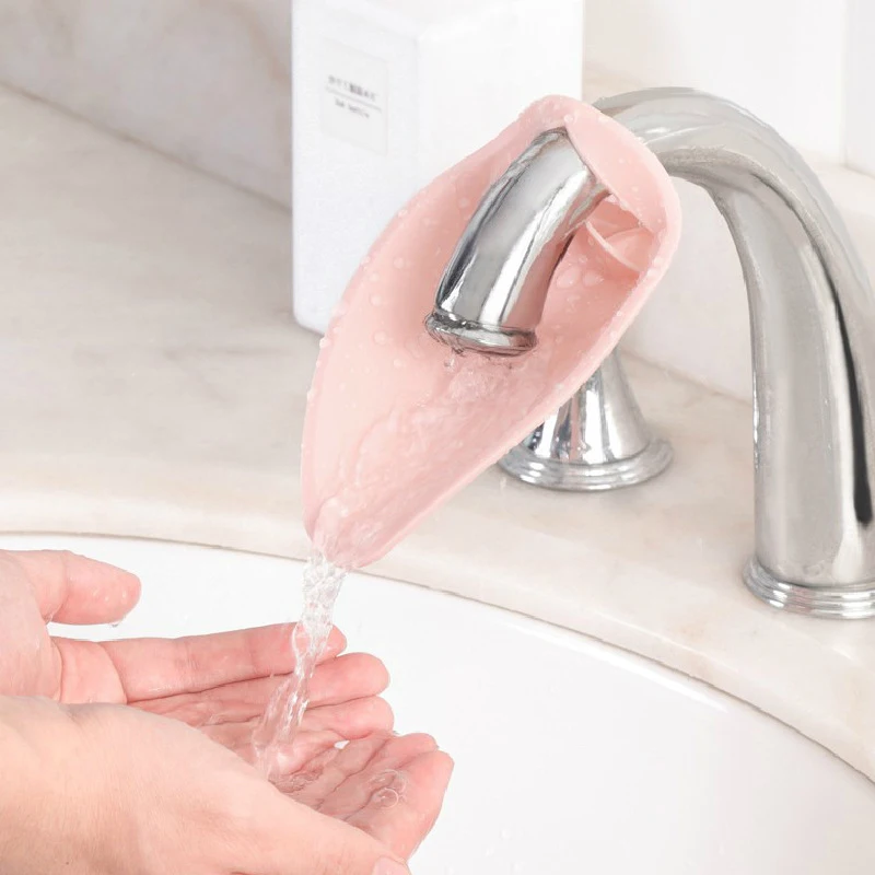 

1PC Faucet Extender Water Saving Help Children Wash Hands Device Bathroom Kitchen Accessories Children's Sink Faucet Extension
