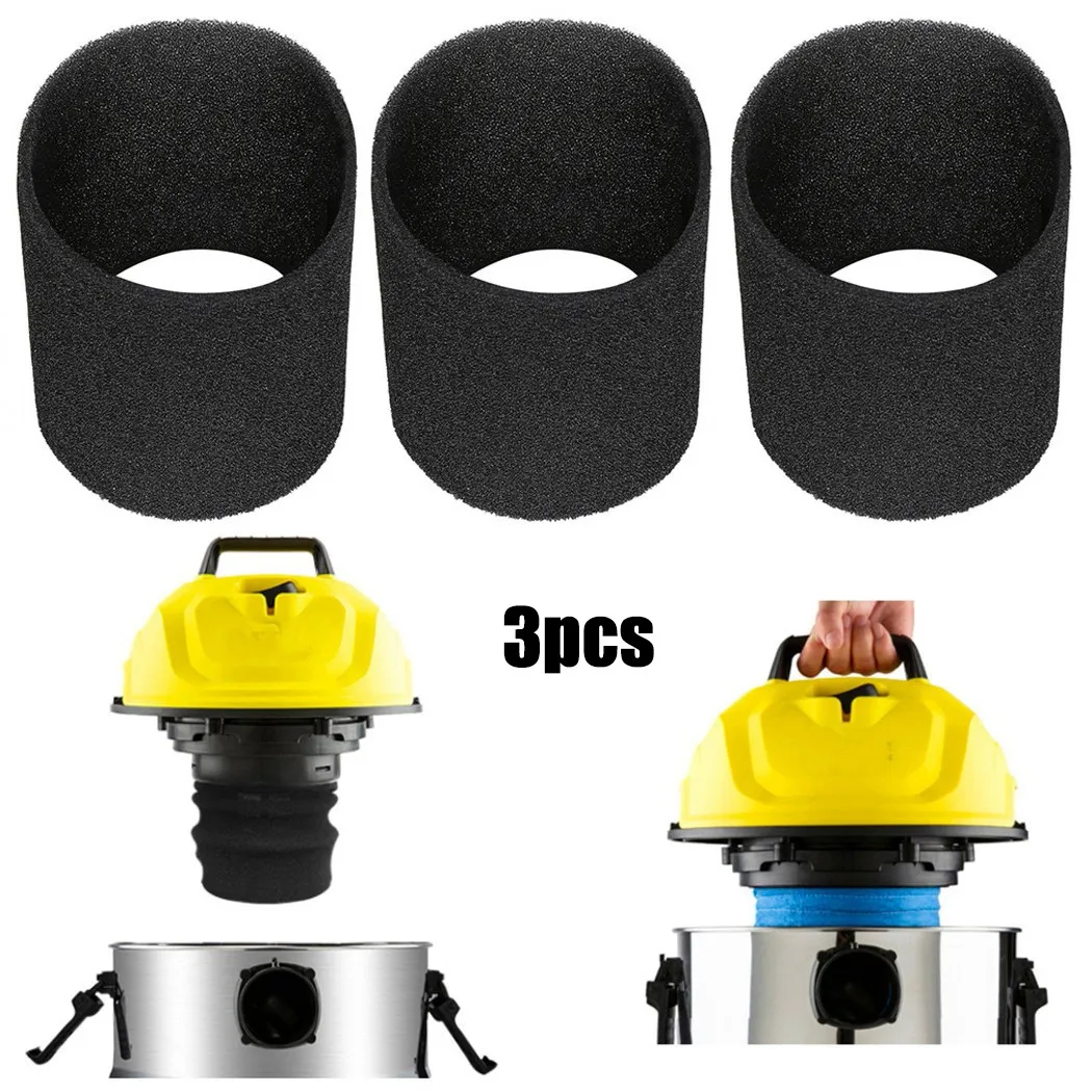 

3PC For KARCHER Wet/Dry Vacuum Cleaner Foam Filter 57315950 A2004 A2054 A2024 Vacuum Cleaner Filter Bag Vacuum Cleaner Parts