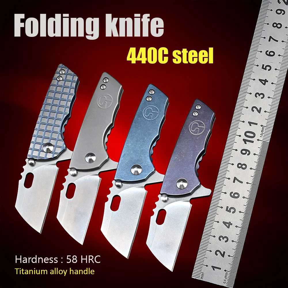Карманный нож Kawai из титанового сплава уличный походный инструмент для