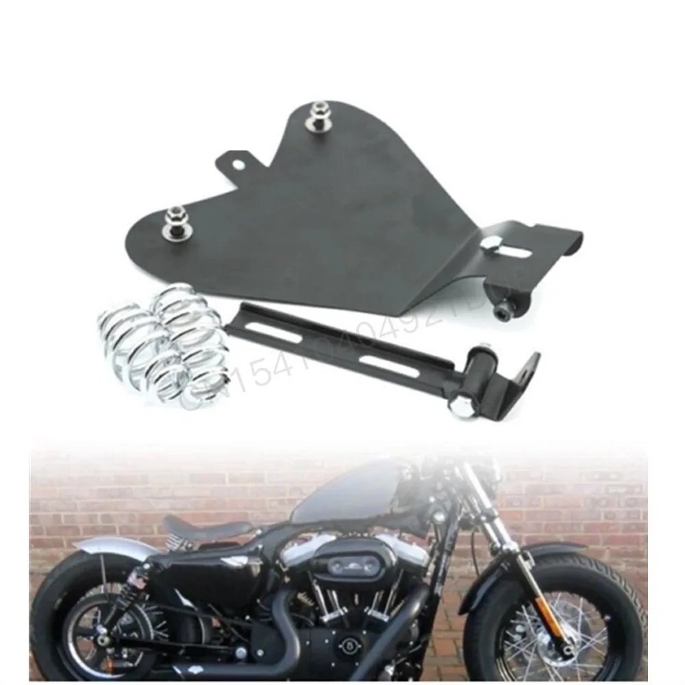 

Suitable For Motorcycle Harley Cruise Crown Prince General Modified Spring Leather Seat Single Seat Cushion Fixed Base Plate