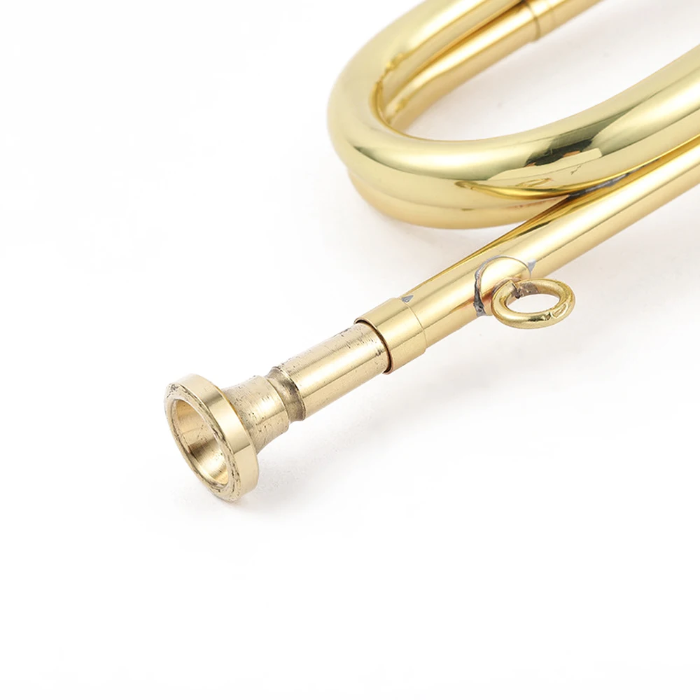 310mm Trumpet Copper Bugle Retro Brass Exquisite Practical Musical Instrument for School Students Practice | Спорт и развлечения