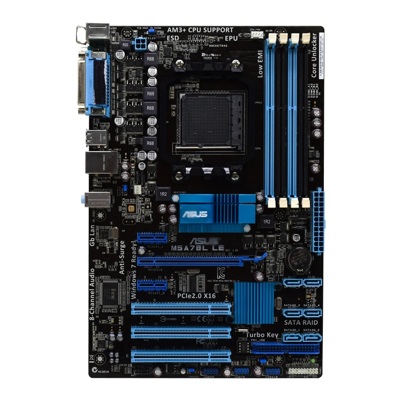 Материнская плата для A SUS M5A78L LE AM3/AM3 + DDR3 32 ГБ AMD 760G настольная системная SATA II PCI E X16