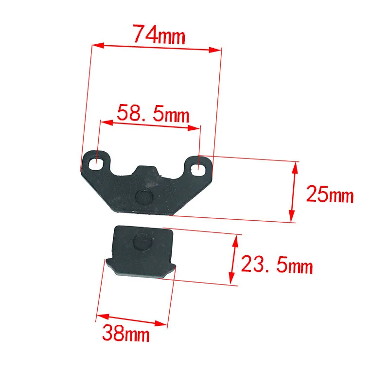 Новые наборы тормозных башмаков для мотоцикла Комплект колодок дисков тормозные