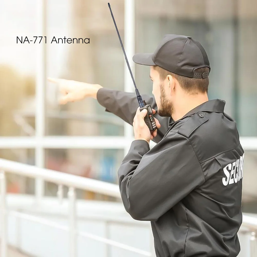 NA 771 SMA M мужской гибкая антенна VHF/UHF 144/430 МГц для TF UV985 BAOFENG VX 5R 6R и т. д. двухстороннее
