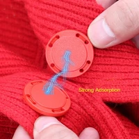 2pair round 2125mm magnetic buttons double sided automatic buckle diy apparel sewing supplies magnet bag button invisible snaps