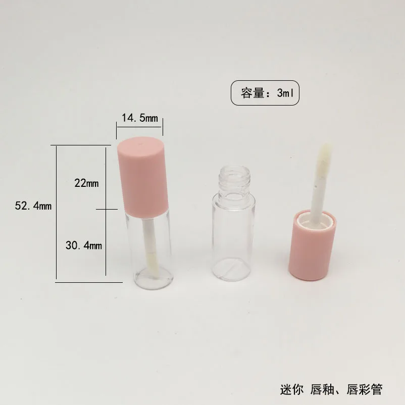 

10 pcs 3ML Refillable Lip Gloss Tubes Grade Clear Plastic Empty Make up DIY Lip Gloss Containers Make up Tools