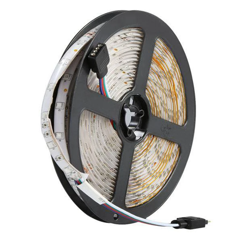 

20M 4X 5M Rgb Led Light Strip + 24 Key Remote Controller Non-Waterproof Dc12V Flexible Lighting Ribbon Tape Us Plug