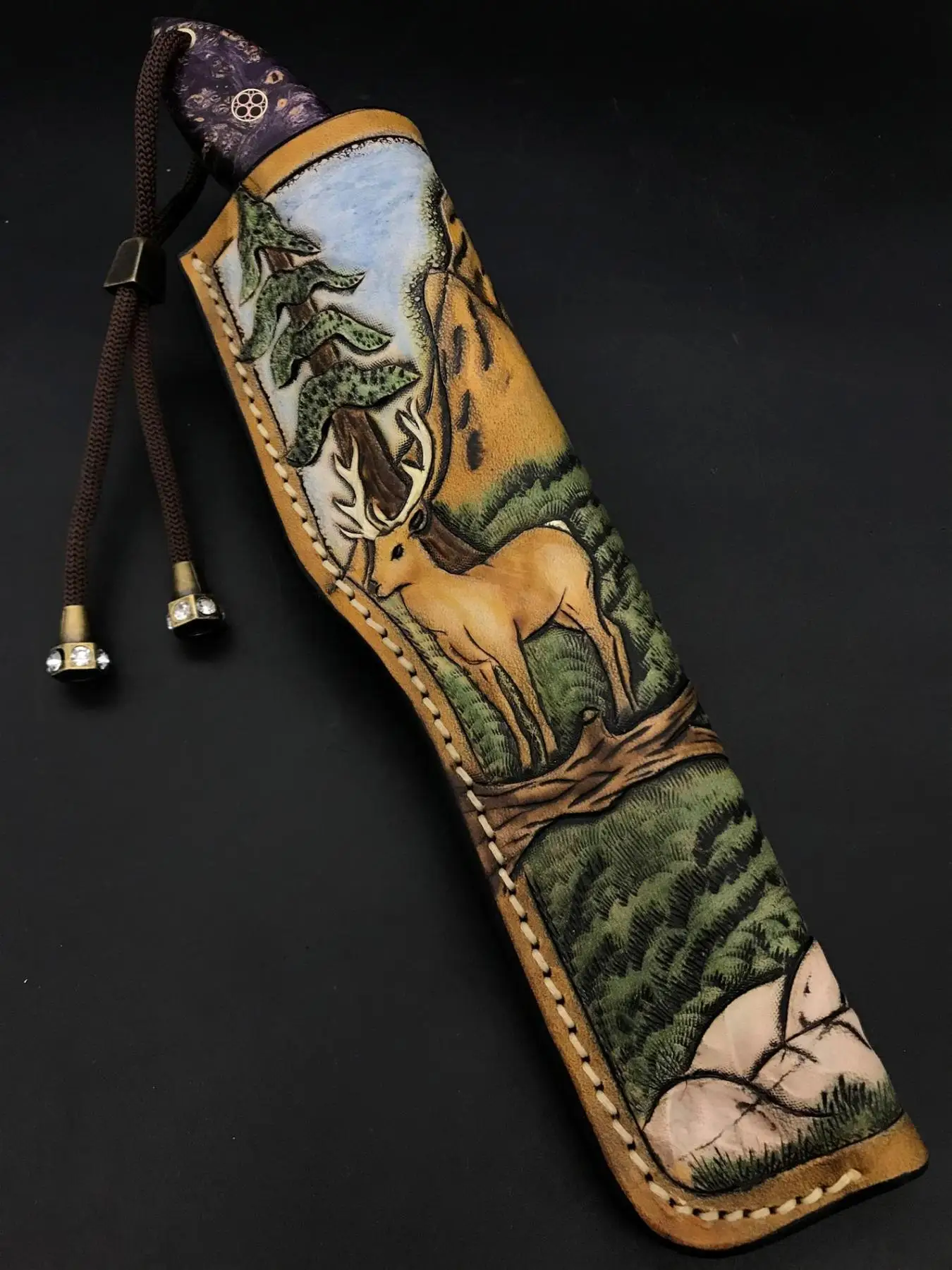 

Handmade N690 Camping and Nature Knife TK09