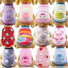 Зимняя одежда для собак OIMG, Коралловая флисовая рубашка для чихуахуа, шпица, Свитера для кошек, толстовки для домашних животных, одежда для щенков