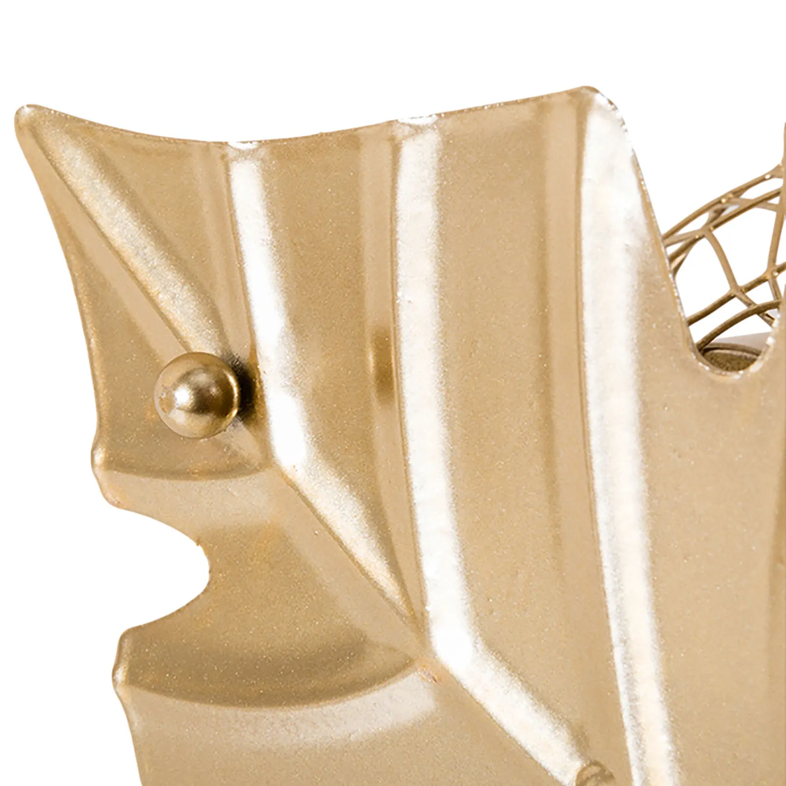 Железный подсвечник Золотой металлический в виде птицы декоративный креативный