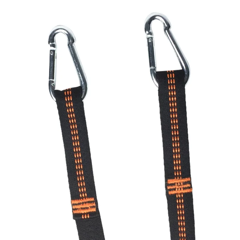 

Outdoor Soft Ladder Tree Tent Suspended Tent Rope Ladder Webbing Ribbon Climbing Ladder With Strong Carabiners