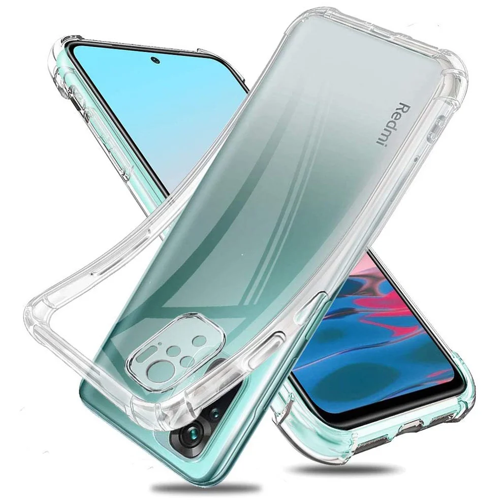 

Case For Redmi Note10 Pro,Note 10 5G Phone Cases Redmi Note 10Pro Shockproof Silicone Cover Note 10S Xiaomi Redmi Note 10T Case
