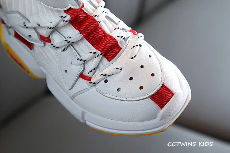 Kids Sock Shoes Autumn Fashion Boys White Casual Shoes Girls Black Sports Sneakers for Children Running Trainers FH2497