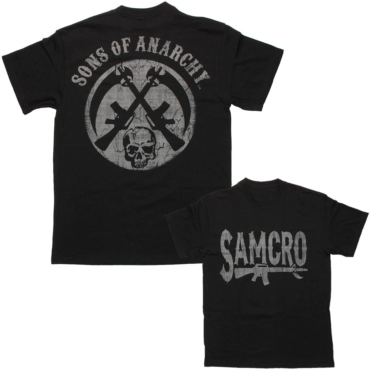 

Сыны анархии "винтовка круг летняя футболка из хлопка с коротким рукавом, с О-образным вырезом для мужчин футболка новая S-3XL
