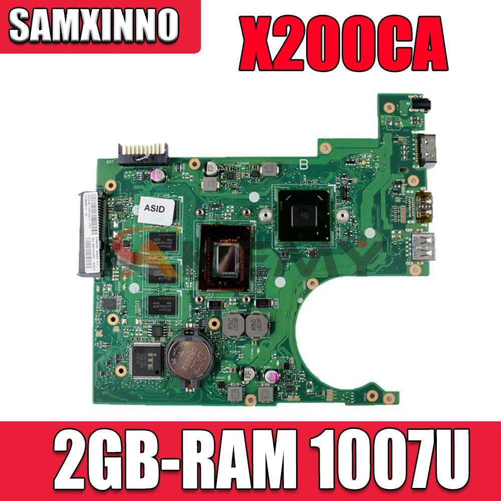 

X200CA original mainboard for ASUS X200CA X200C with 2GB-RAM 1007U Laptop motherboard