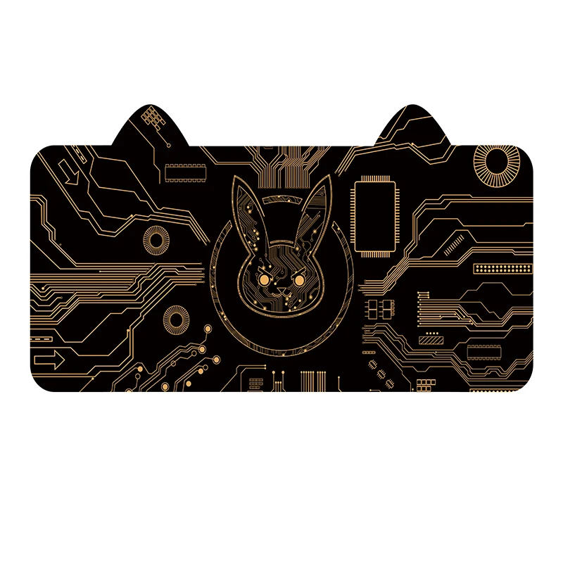 Большой коврик для мыши с милыми кошачьими ушками компьютерный большой