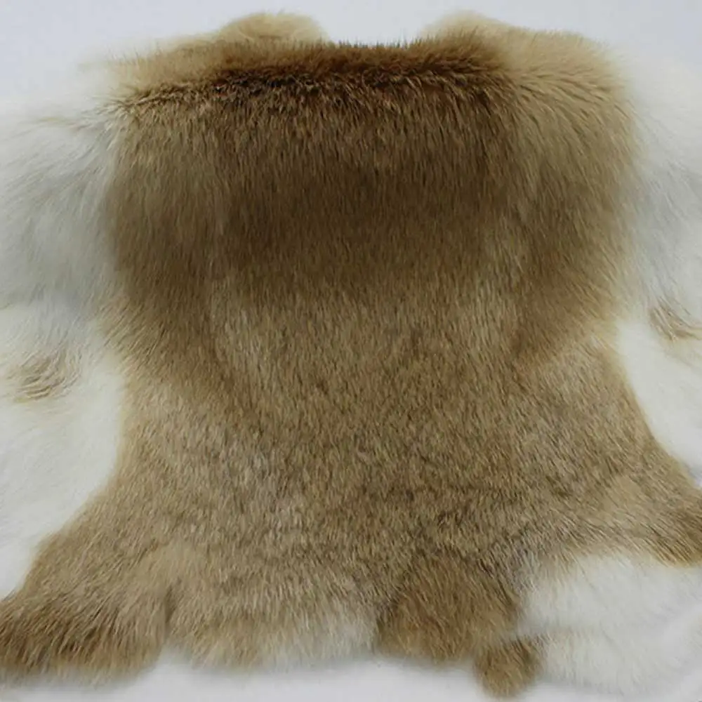 Цельная деталь из натурального кроличьего меха цельная пушистого украшение для