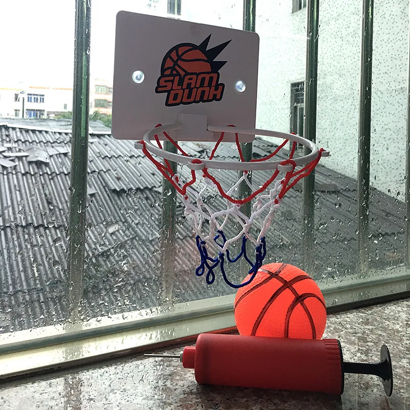 

Basketball Stand Toy Sucker Mini Bathroom Basketball Frame Office Casual Toy Basketball Toy