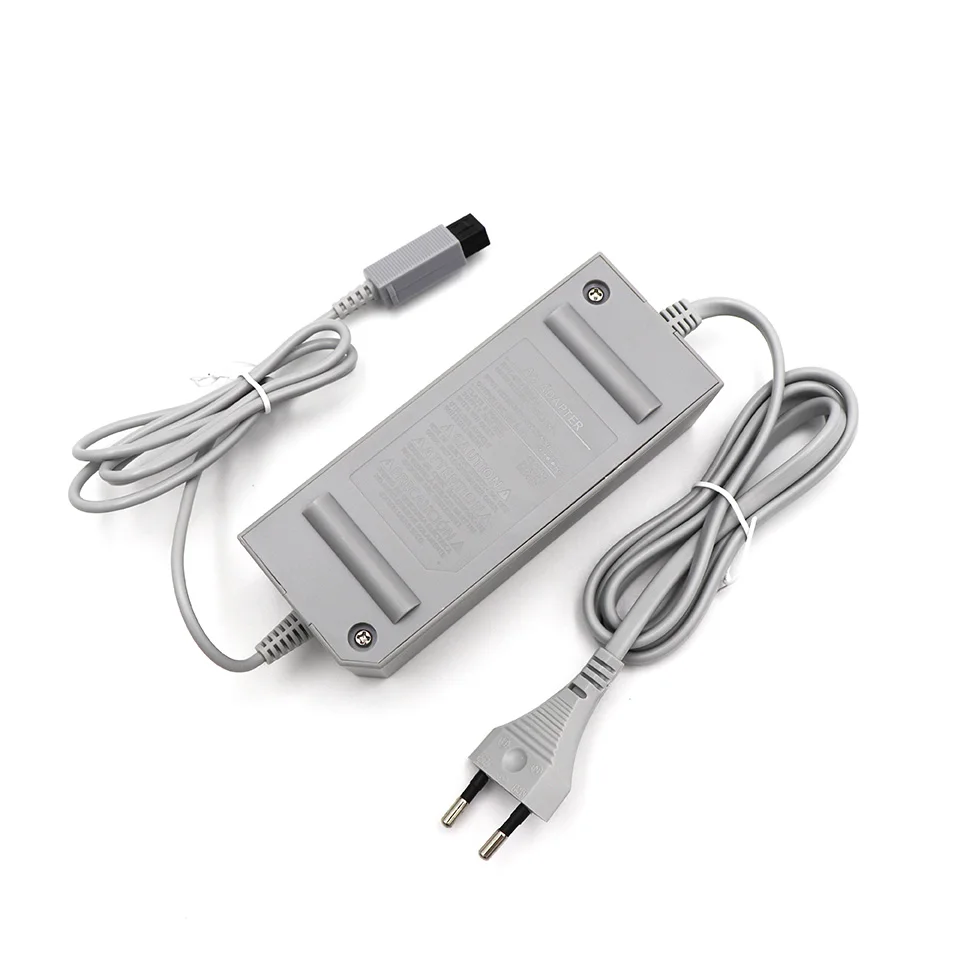 Charger Supply Cord Cable For Nintendo Wii Eu Us Plug Ac 110 - 240v