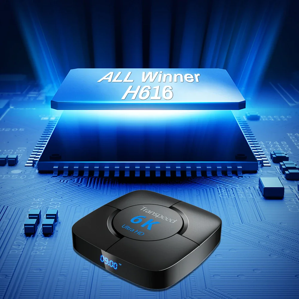 ТВ-приставка Transpeed Android 2 4 голосовой помощник 6K 3D Wifi 5 8G и G Гб ОЗУ 32 64 ГБ медиаплеер