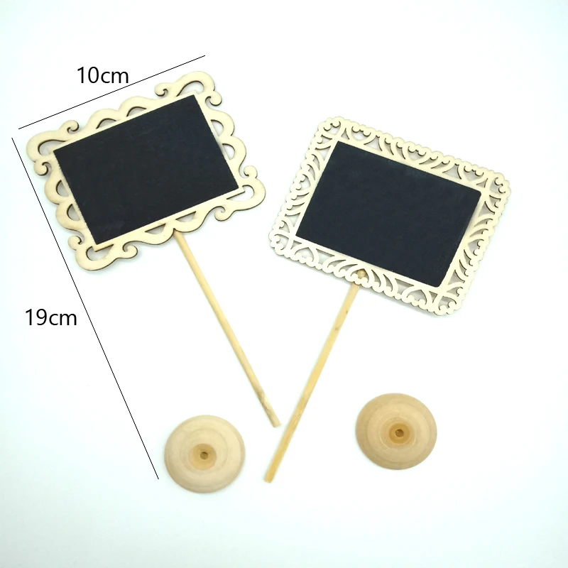 5 шт. деревянные Меловые доски для письма и сообщений | Дом сад